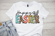 Happy Easter Bunny Adult T-Shirt