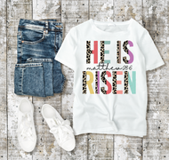 He Is Risen Verse Youth T-Shirt